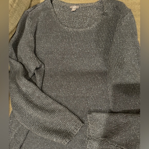 J Jill XL Gray Metallic Sweater - Picture 7 of 7
